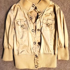 Satin crop bomber jacket